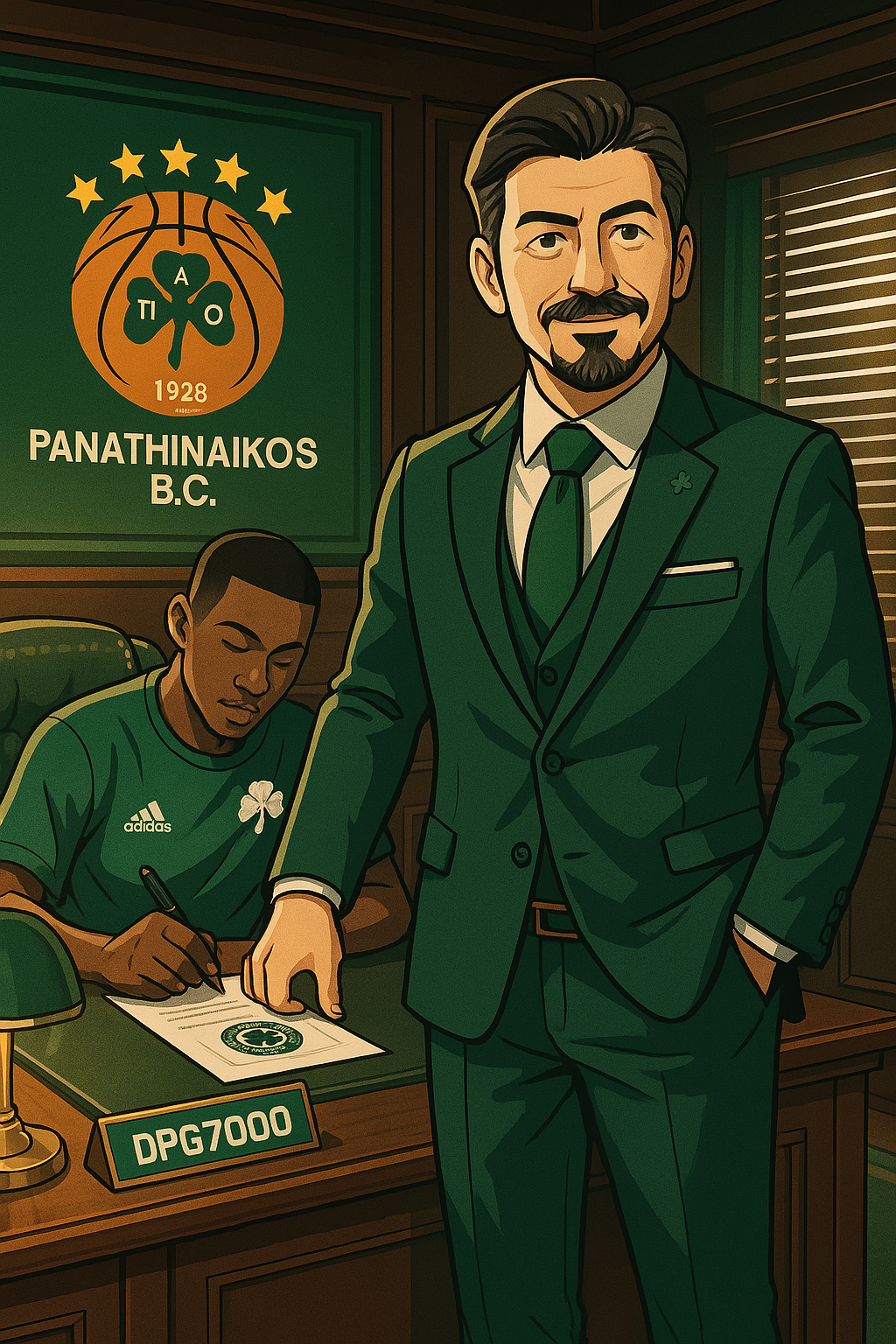 Παναθηναϊκός: Η ανανέωση του Κέντρικ Ναν σε Ghibli Style (pics)