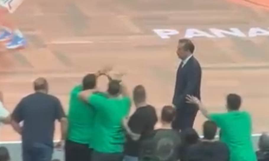 Αποδοκιμασίες σε Μπάνκι από τους οπαδούς του Παναθηναϊκού (vid)