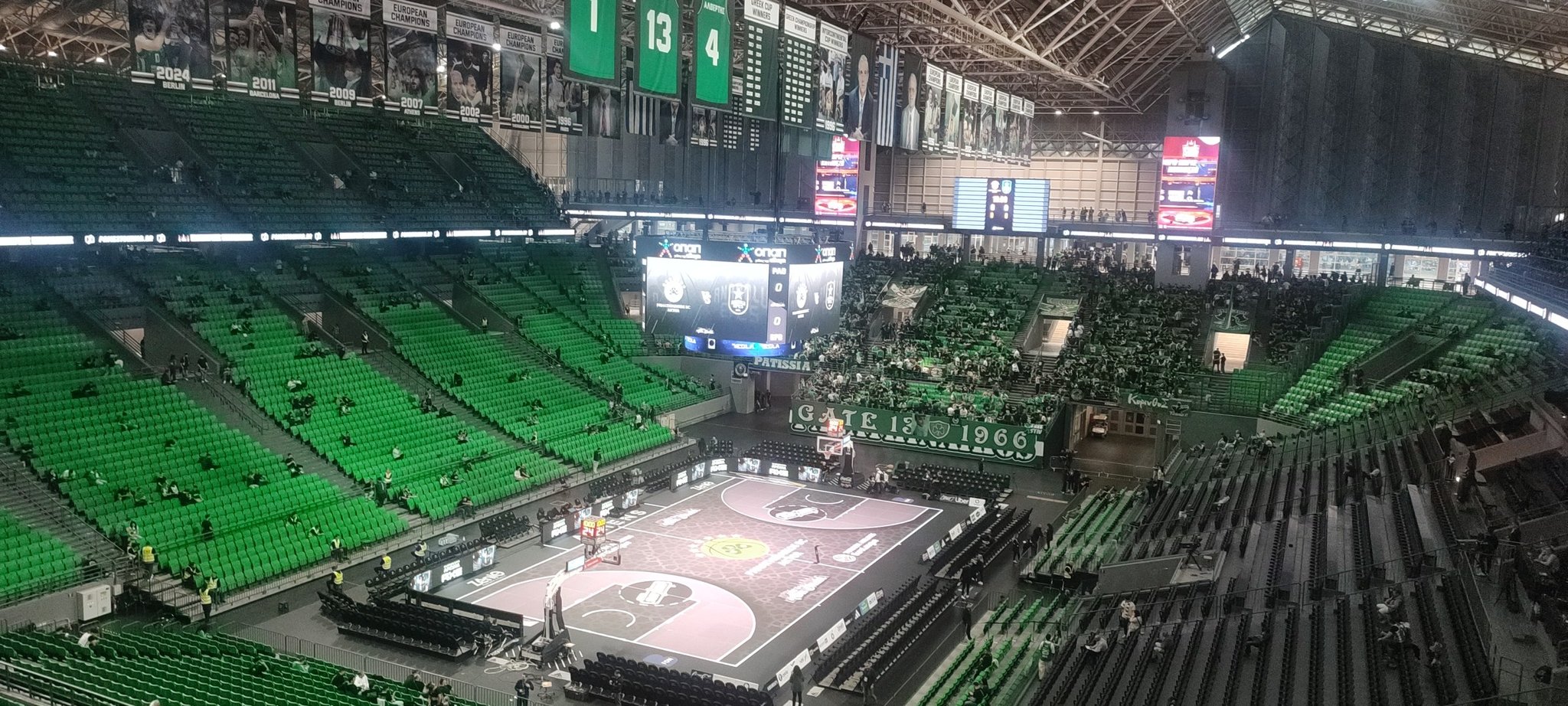 Παναθηναϊκός - Εφές: Οι πρώτες εικόνες από το Game 2