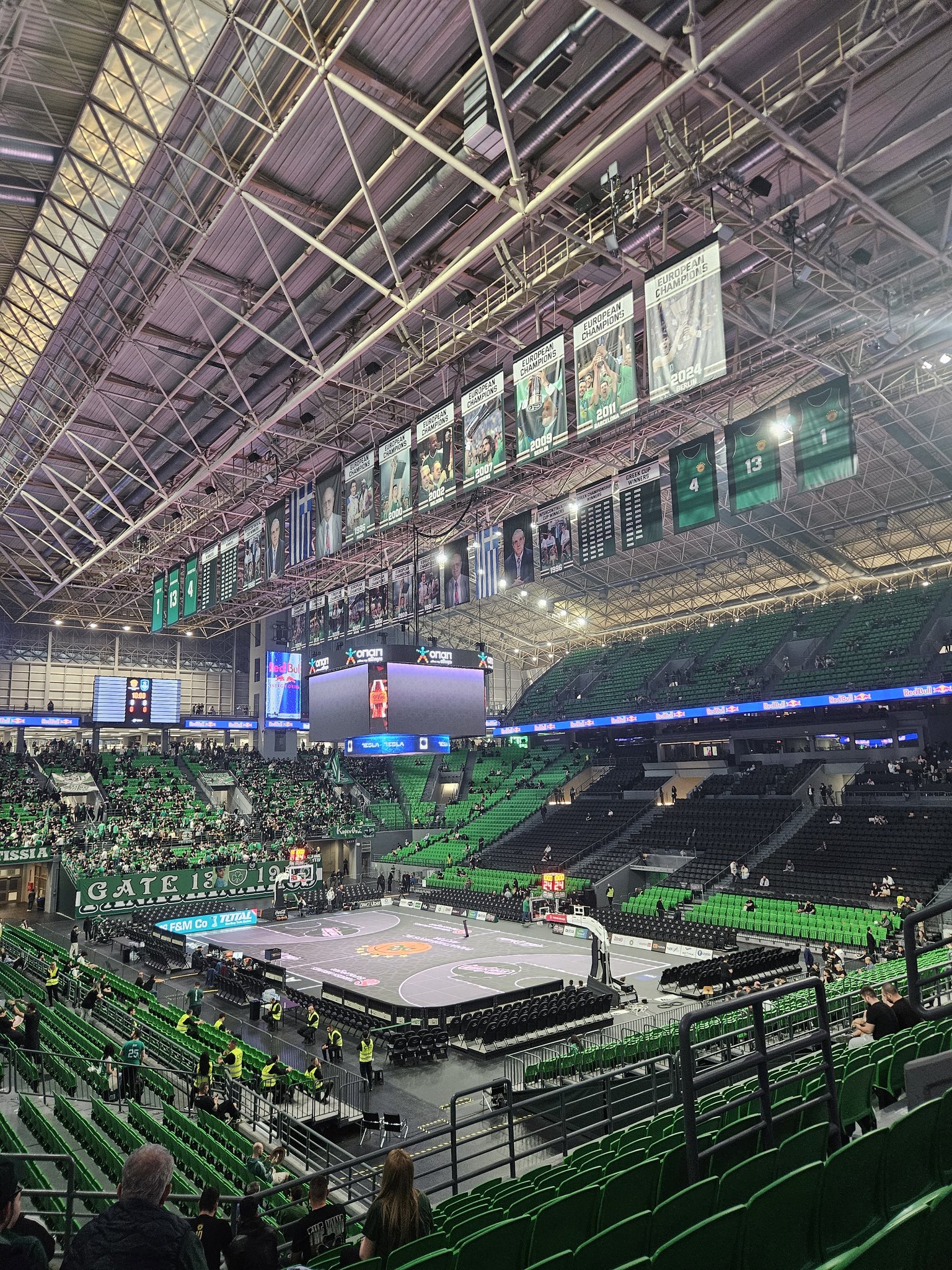 Παναθηναϊκός - Εφές: Οι πρώτες εικόνες από το Game 2