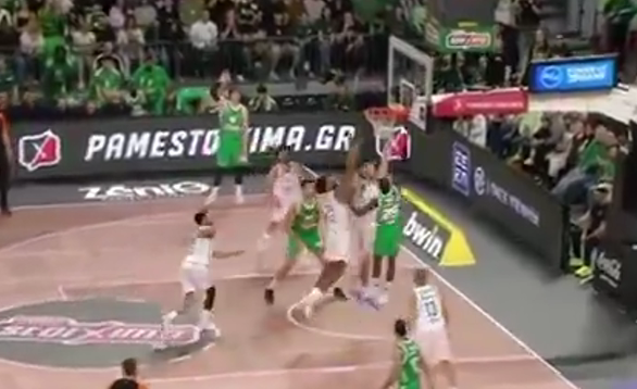 Παναθηναϊκός: Ναν και +12 για τους «πράσινους» στο φινάλε της α' περιόδου (vid)