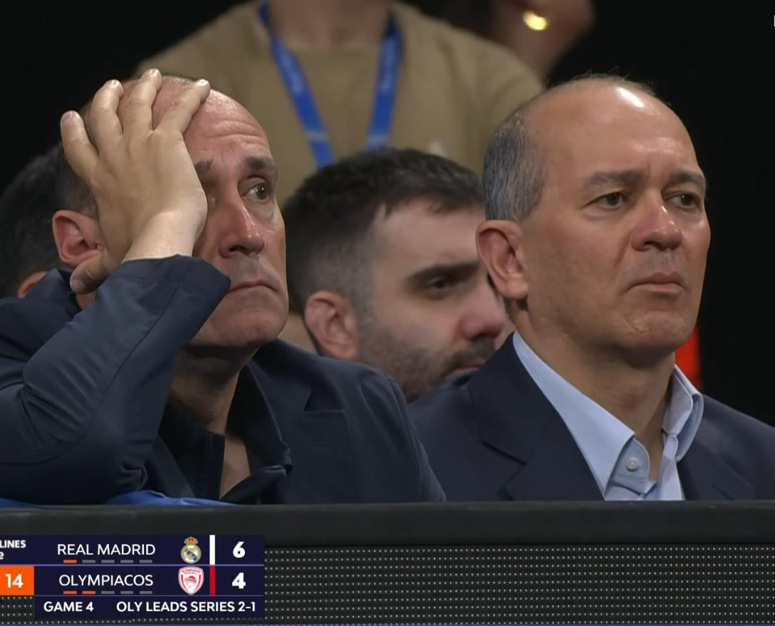 Ρεάλ - Ολυμπιακός: Παρόντες και στο Game 4 οι Αγγελόπουλοι (pic)