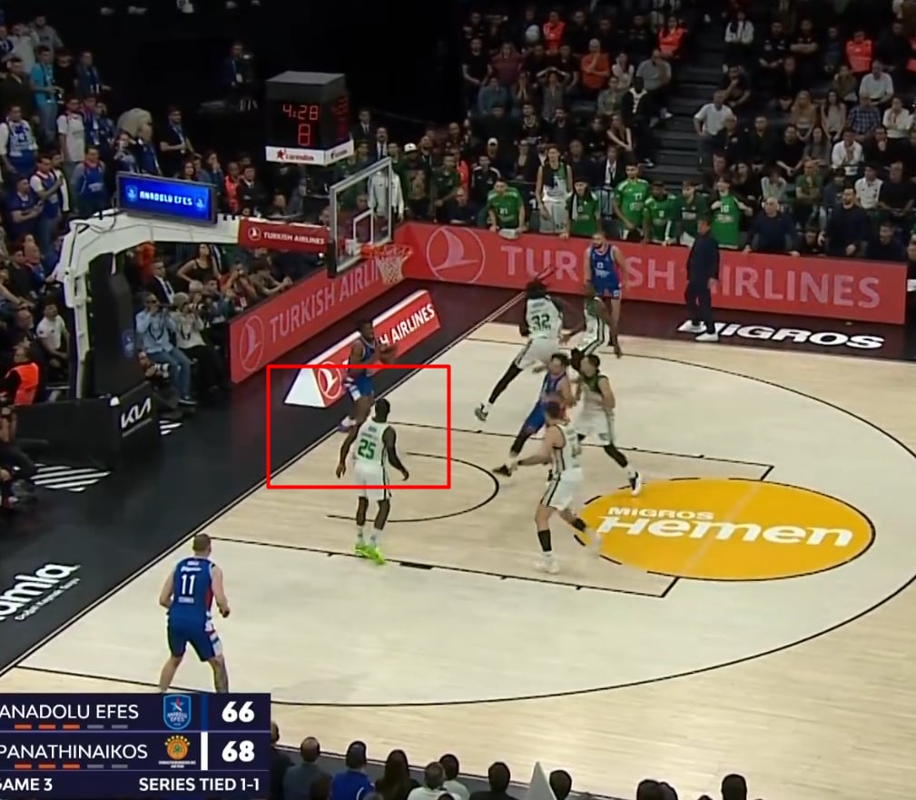 Δείτε φωτογραφία: Ο Οτούρου ισοφαρίζει, αλλά πατάει γραμμή - Έκλεισαν τα μάτια ίσως στην πιο κομβική φάση (pic)