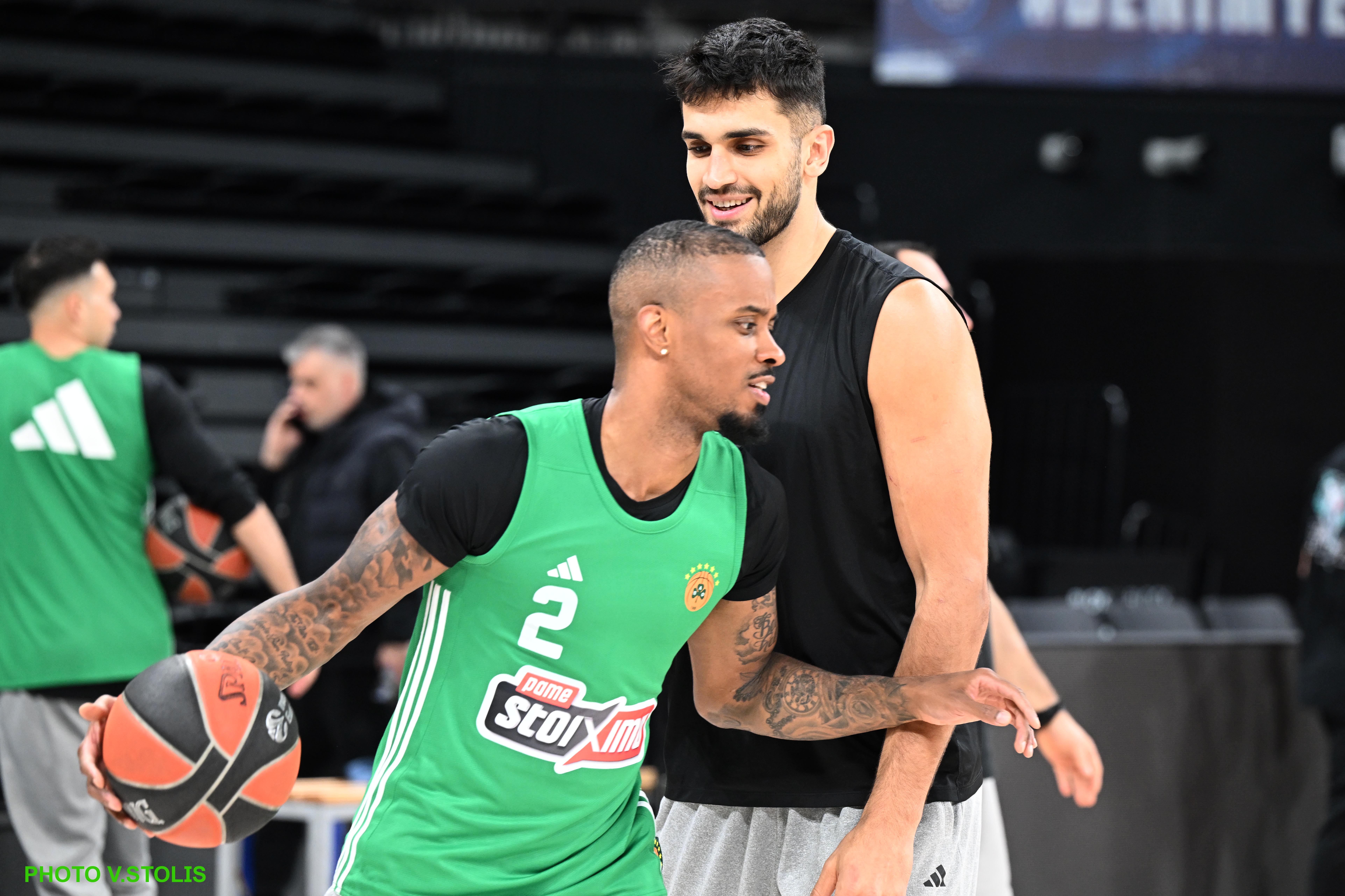 Προπονήθηκε ο Παναθηναϊκός για το Game 4 με την Εφές - Δείτε φωτογραφίες