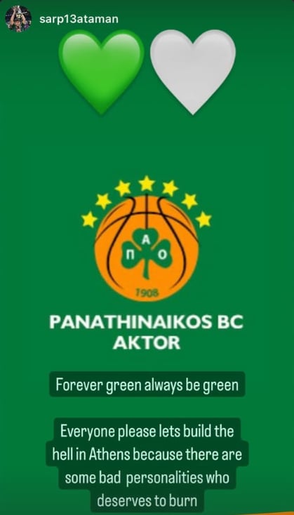 Σαρπ Αταμάν: «Θέλω... κόλαση στην Αθήνα, πάμε να τους κάψουμε» (pics)