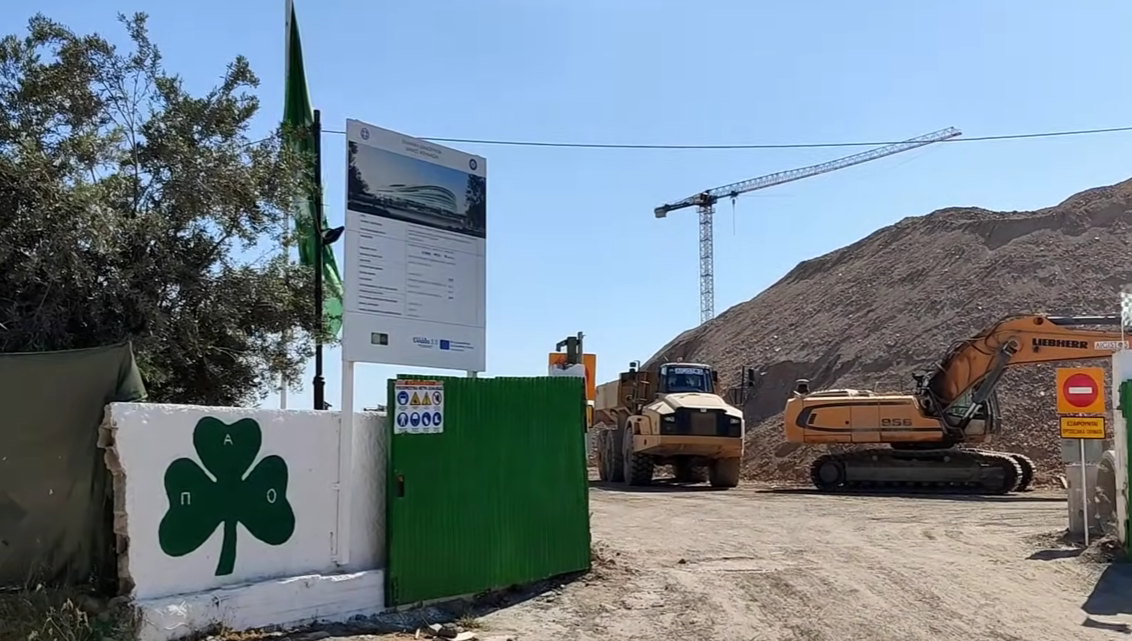 Βοτανικός (γήπεδο Παναθηναϊκού): «Εικόνες μετά τις σαββατιάτικες εργασίες» (vid)