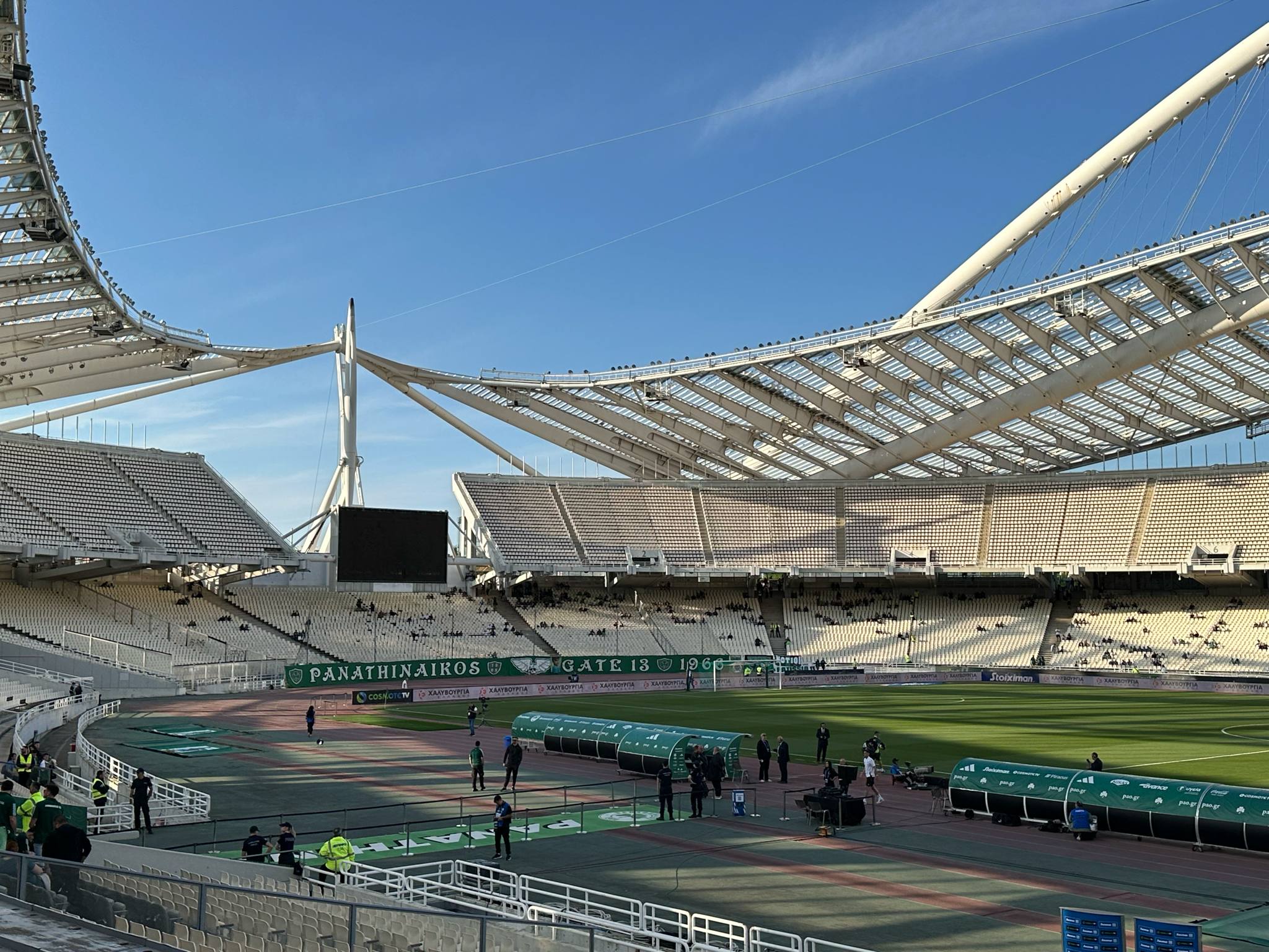 Παναθηναϊκός - Ολυμπιακός: Οι πρώτες εικόνες από το ΟΑΚΑ (pics)