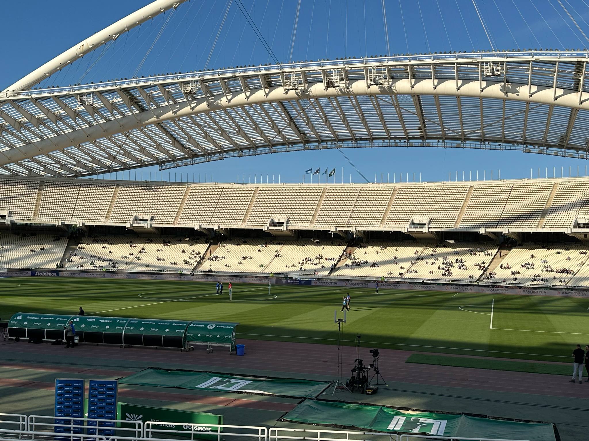 Παναθηναϊκός - Ολυμπιακός: Οι πρώτες εικόνες από το ΟΑΚΑ (pics)