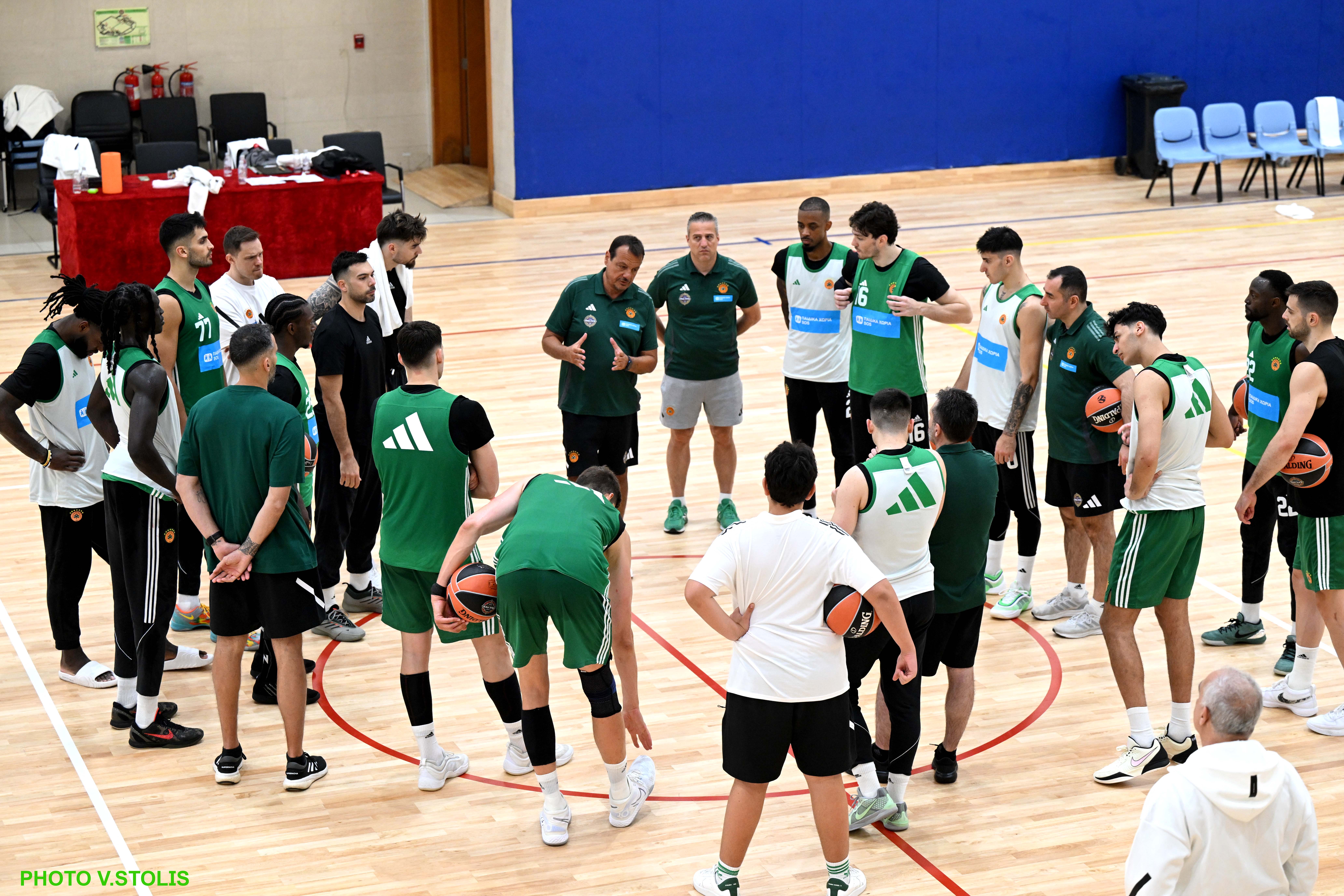 Παναθηναϊκός: Ταλαιπωρία στη σημερινή προπόνηση στο Άμπου Ντάμπι