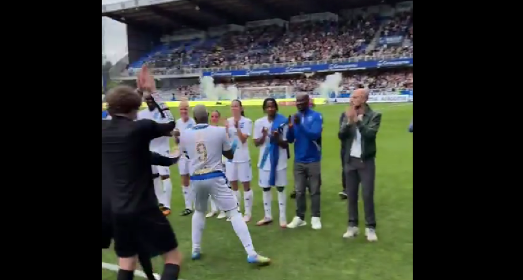 Συγκίνηση και αποθέωση για Τζιμπρίλ Σισέ στο γήπεδο της Οσέρ (vid)