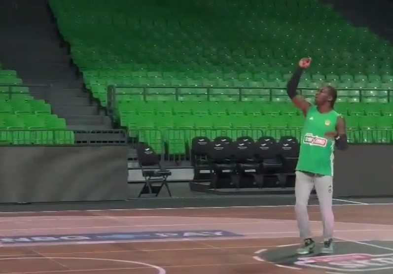 Έμεινε τελευταίος στο ΟΑΚΑ για προπόνηση ο Κέντρικ Ναν πριν τους τελικούς (vid)