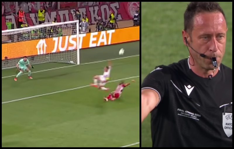 Επέτειος... σφαγής: Επιθετικό φάουλ στο γκολ του Ελ Κααμπί στον τελικό του Conference League (vid)