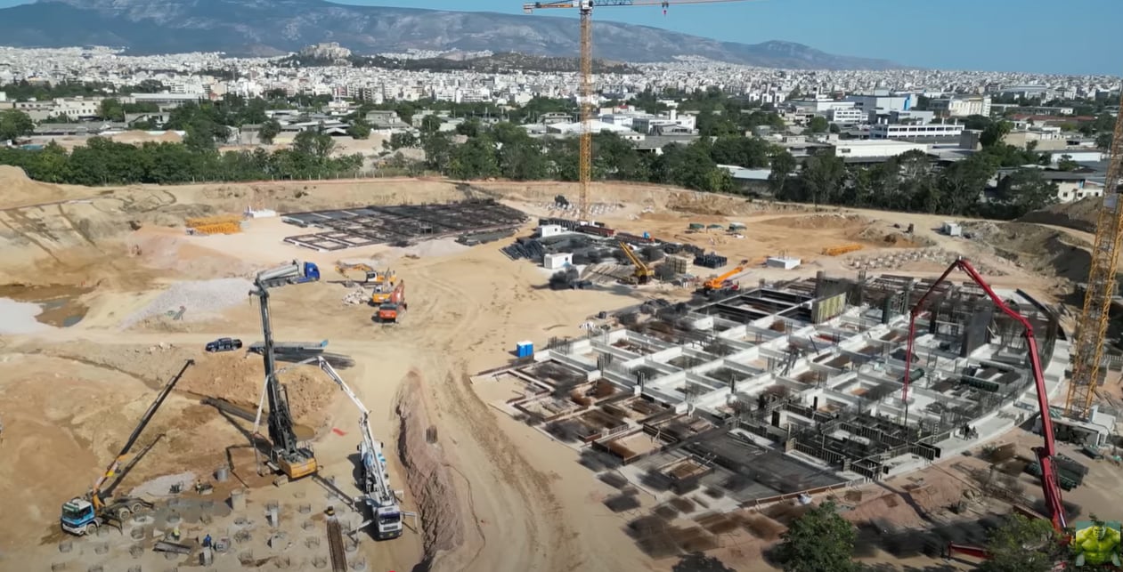 Βοτανικός: Νέες εικόνες από τη θεμελίωση και τις εξέδρες (vid)