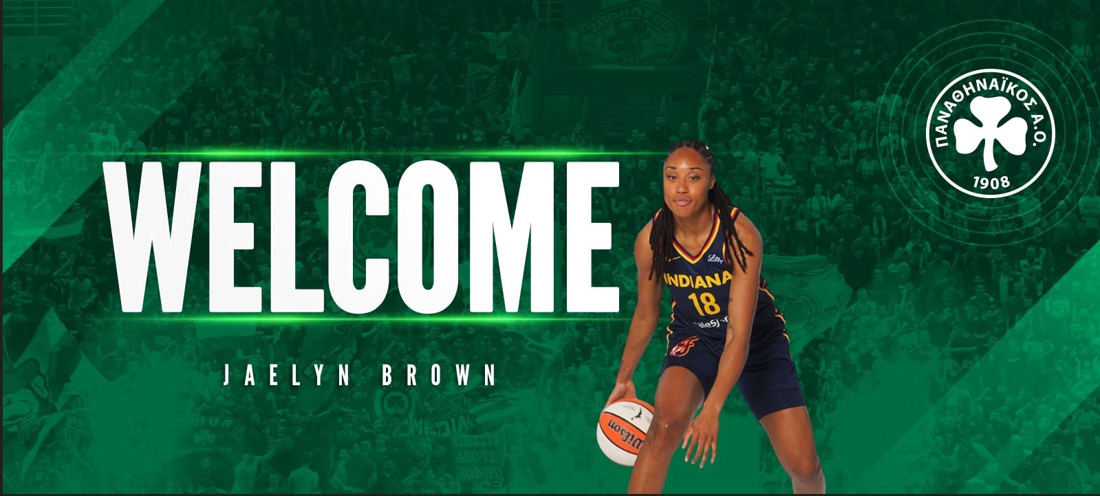 Ανακοίνωσε και την Τζαελίν Μπράουν ο Παναθηναϊκός