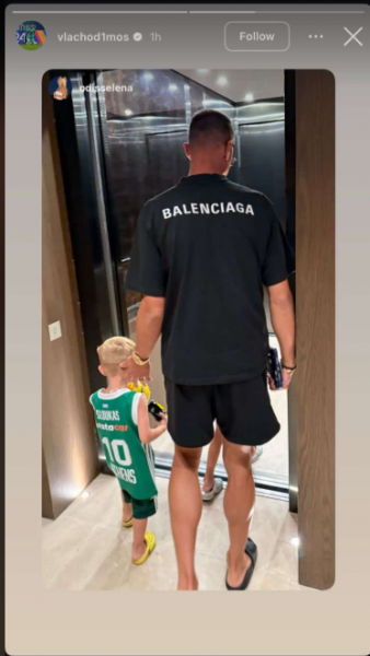 Παναθηναϊκός: Με φανέλα Σλούκα ο γιος του Οδυσσέα Βλαχοδήμου (pic)