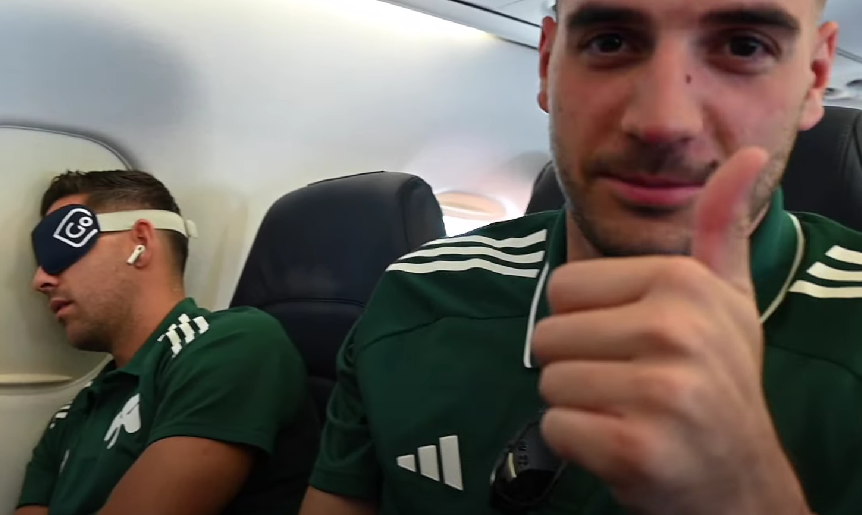 Παναθηναϊκός: Πλάνα από το ταξίδι του «Τριφυλλιού» στην Αυστρία (vid)