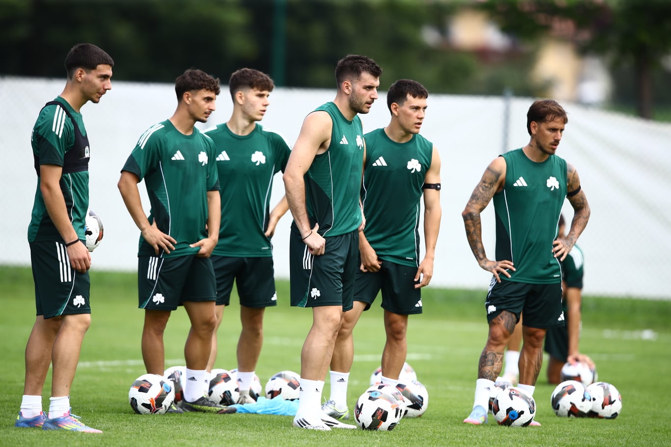 Δείτε φωτογραφίες από την πρωινή προπόνηση του Παναθηναϊκού