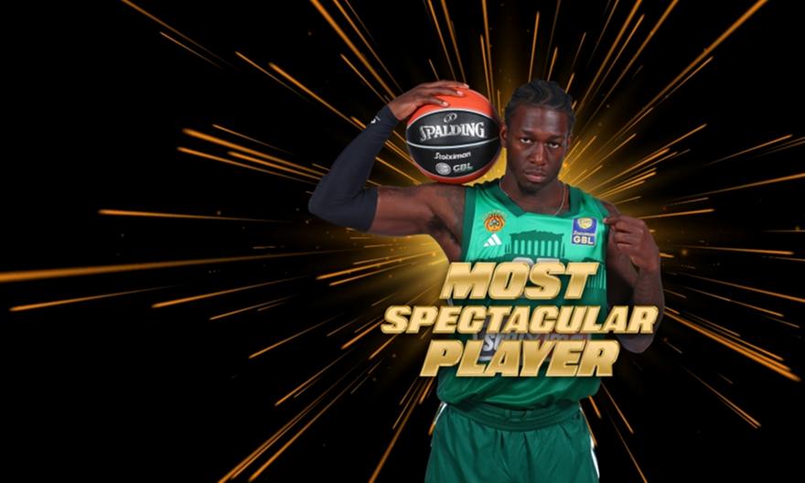 Πιο θεαματικός παίκτης της Stoiximan GBL o Κέντρικ Ναν