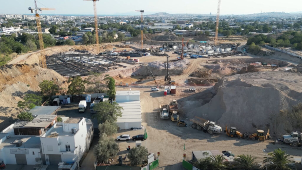 Βοτανικός: Εντατικές εργασίες – Εντυπωσιακά πλάνα από drone