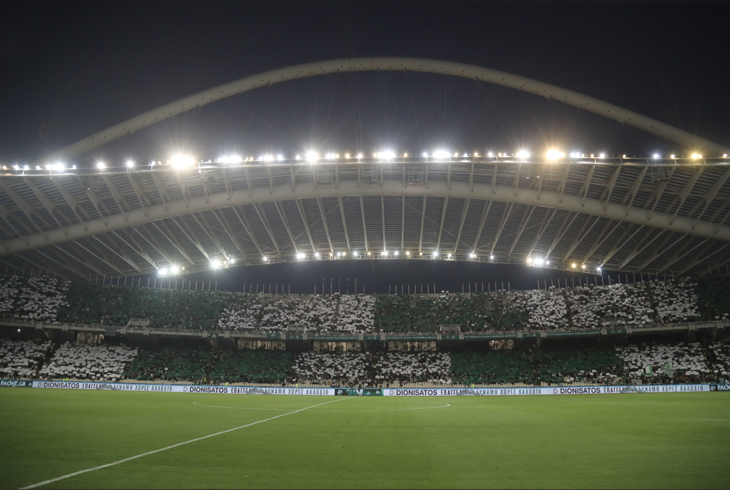 Παναθηναϊκός – Ρέιντζερς: «Καζάνι» το ΟΑΚΑ με πράσινο-άσπρο κορεό! (vid)