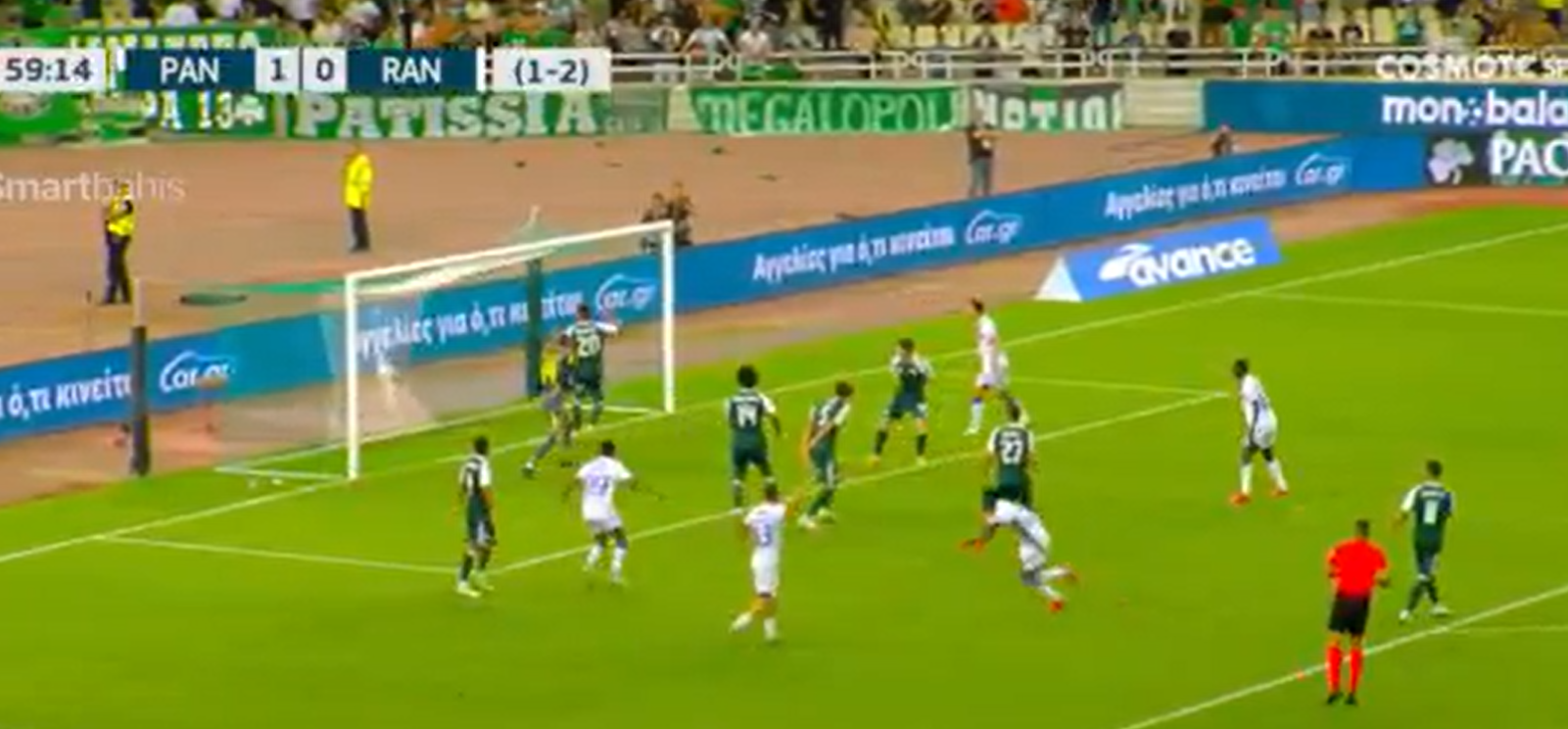 Παναθηναϊκός – Ρέιντζερς: «Παγωμάρα», 1-1 με τον Γκασαμά (vid)