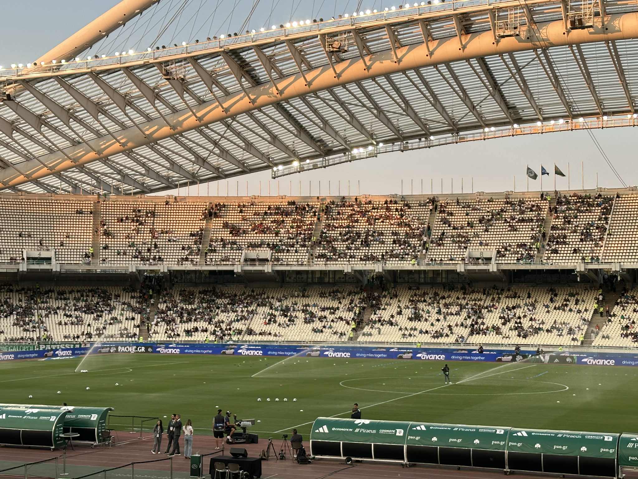 Παναθηναϊκός - Σαχτάρ: Οι πρώτες εικόνες από το ΟΑΚΑ (pics)