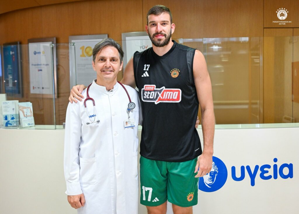 Παναθηναϊκός: Στο «Υγεία» ο Ρογκαβόπουλος για ιατρικά πριν την έναρξη της σεζόν