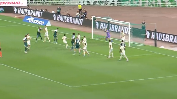 Παναθηναϊκός - Σαχτάρ: Αστόχησε μόνος με κεφαλιά ο Τσέριν (vid)