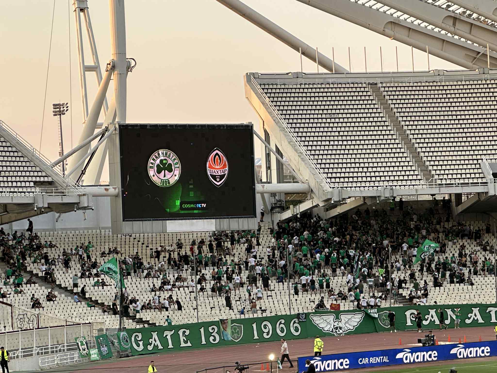 Παναθηναϊκός - Σαχτάρ: Οι πρώτες εικόνες από το ΟΑΚΑ (pics)