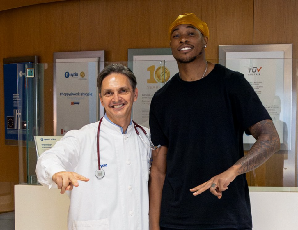 Στο «Υγεία» για ιατρικά ο Ρισόν Χολμς