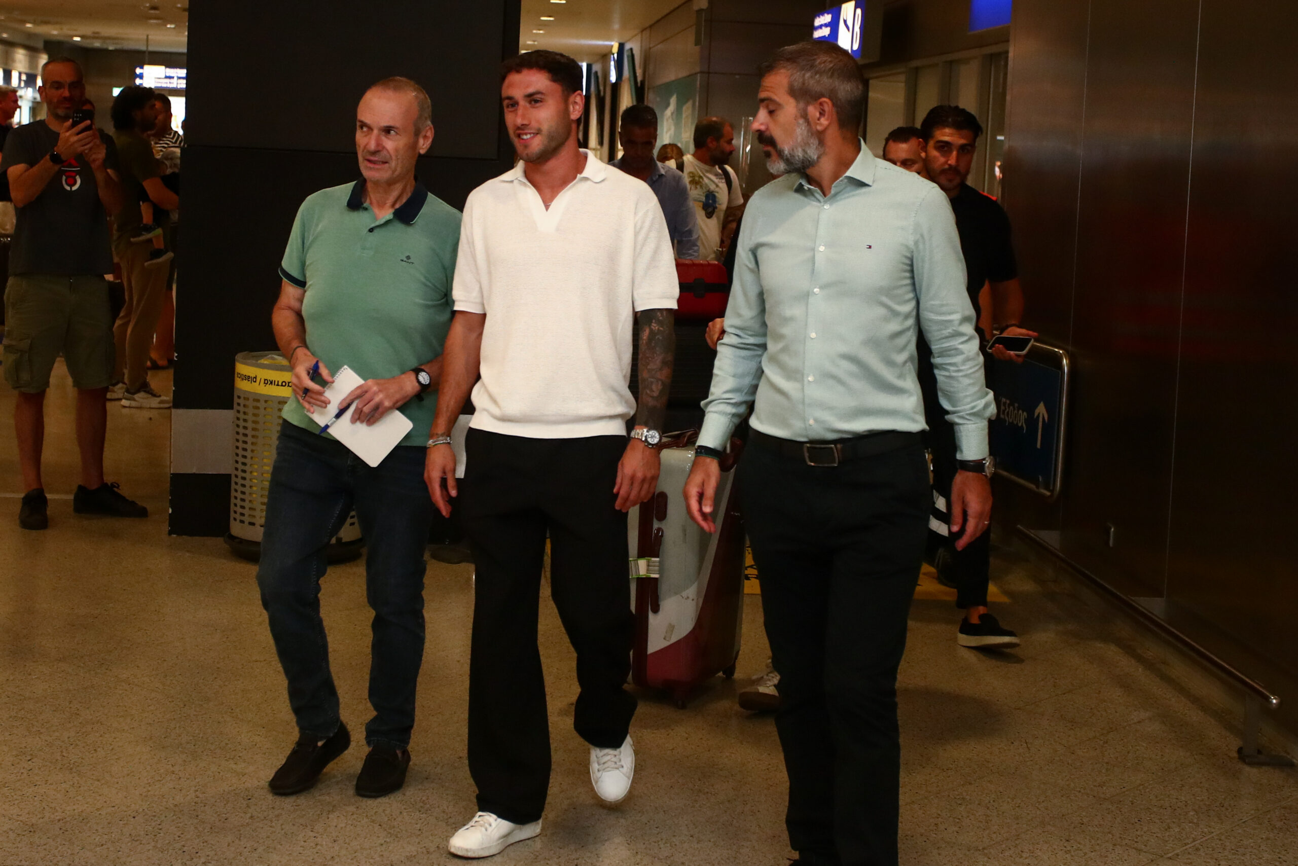 Παναθηναϊκός: Οι πρώτες εικόνες του Καλάμπρια από το «Ελευθέριος Βενιζέλος» (pics)