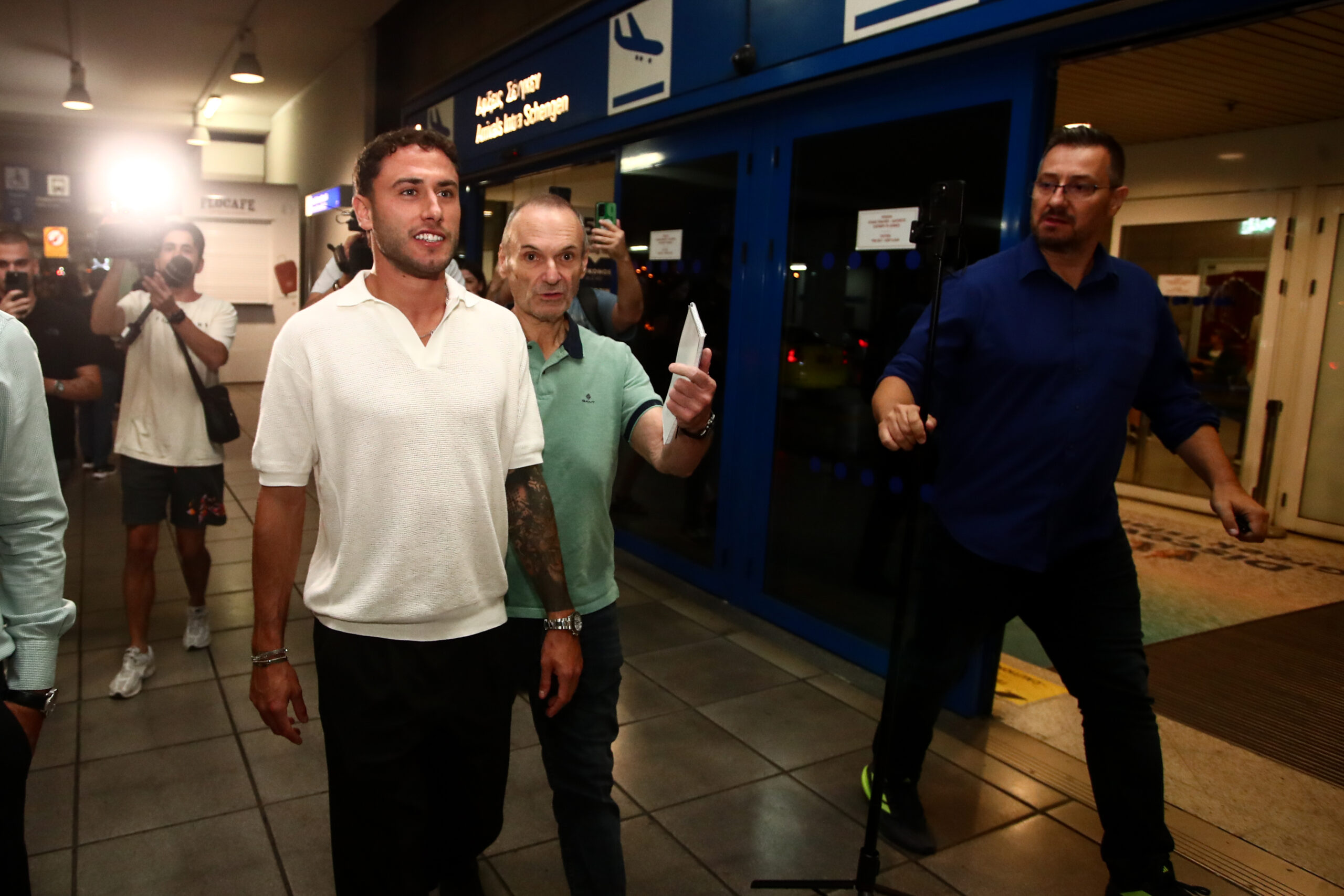 Παναθηναϊκός: Οι πρώτες εικόνες του Καλάμπρια από το «Ελευθέριος Βενιζέλος» (pics)