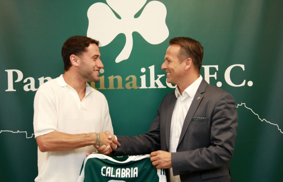 Επίσημο: Ανακοίνωσε Καλάμπρια ο Παναθηναϊκός - Η διάρκεια του συμβολαίου