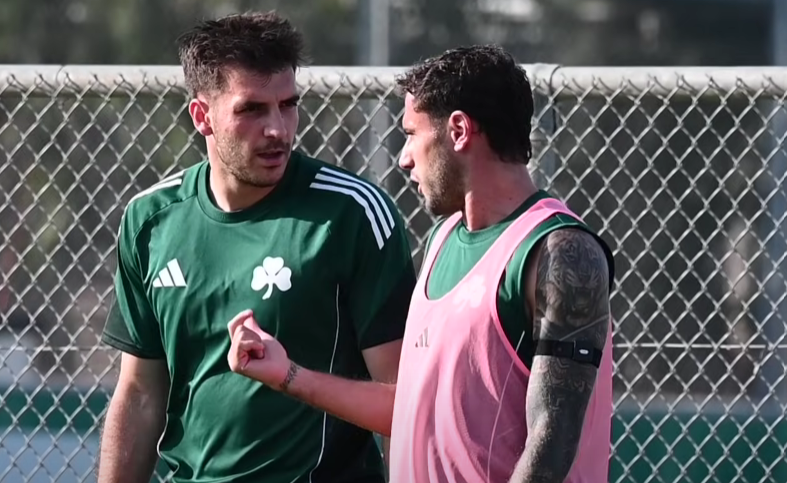 Βίντεο: Η πρώτη προπόνηση του Καλάμπρια στο Κορωπί (vid)