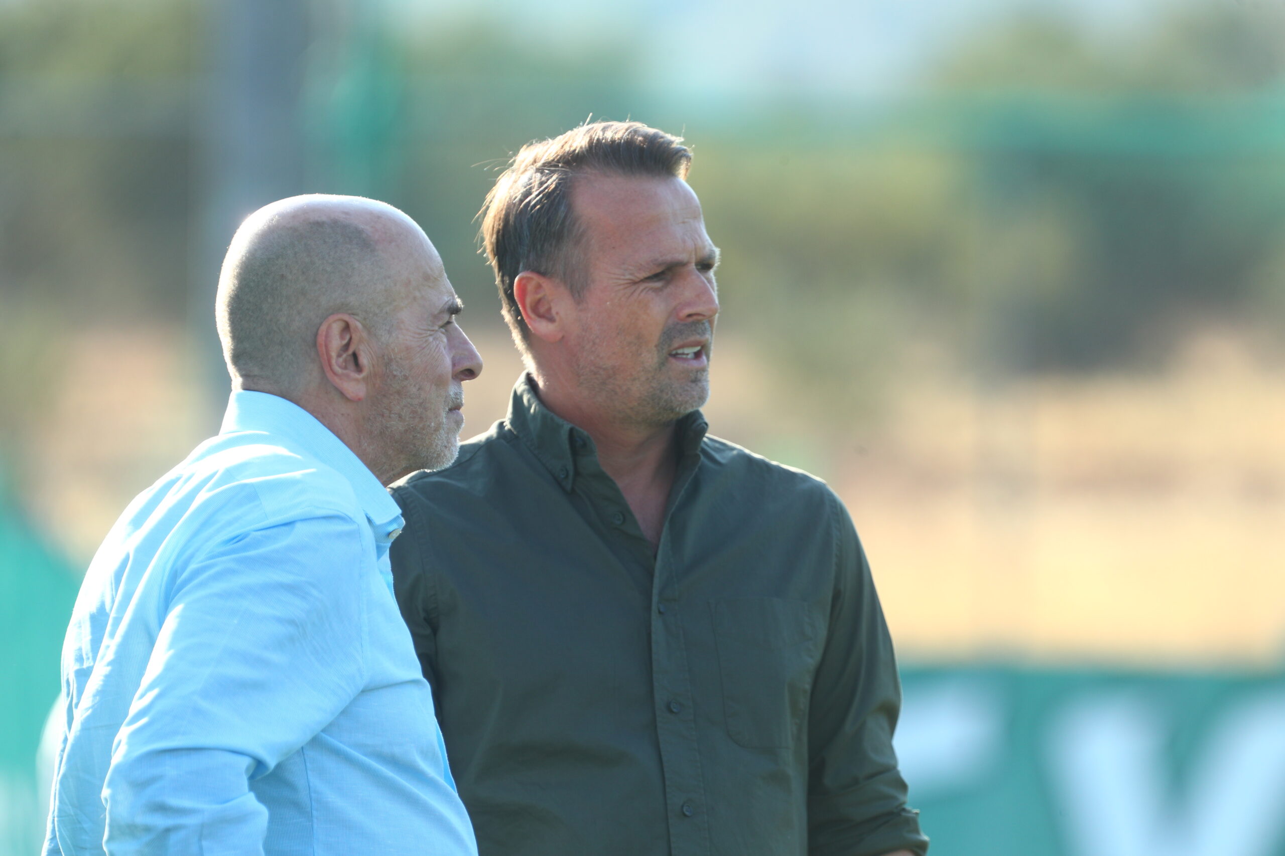 Παναθηναϊκός: Η συνομιλία Αλαφούζου - Παπαδημητρίου στο Κορωπί (pics)