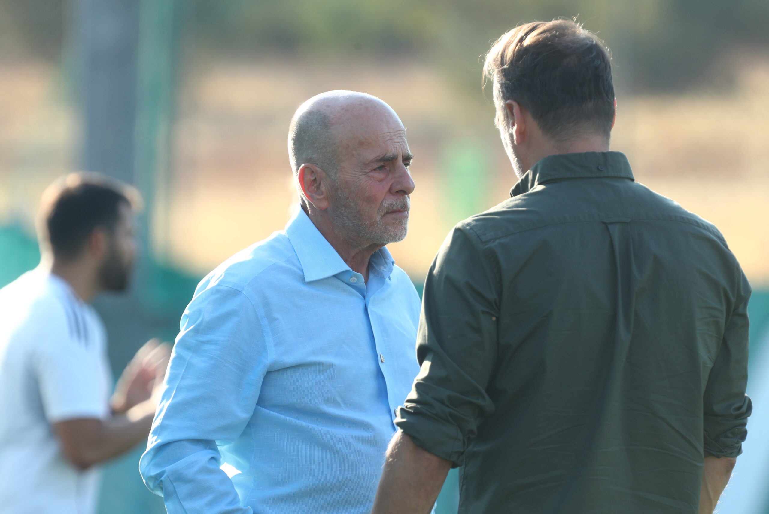 Παναθηναϊκός: Η συνομιλία Αλαφούζου - Παπαδημητρίου στο Κορωπί (pics)