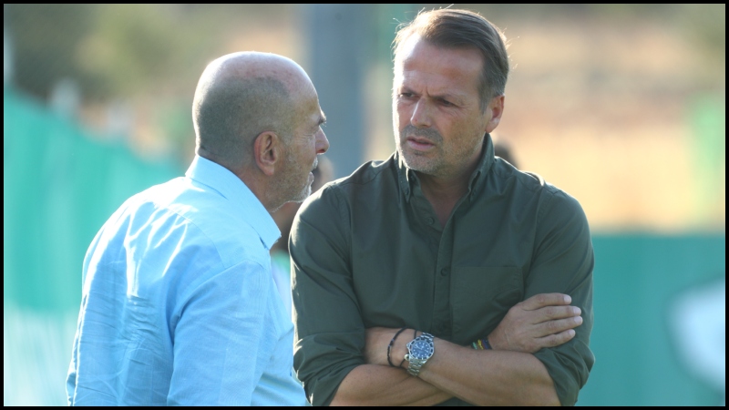 Παναθηναϊκός: Η συνομιλία Αλαφούζου - Παπαδημητρίου στο Κορωπί (pics)