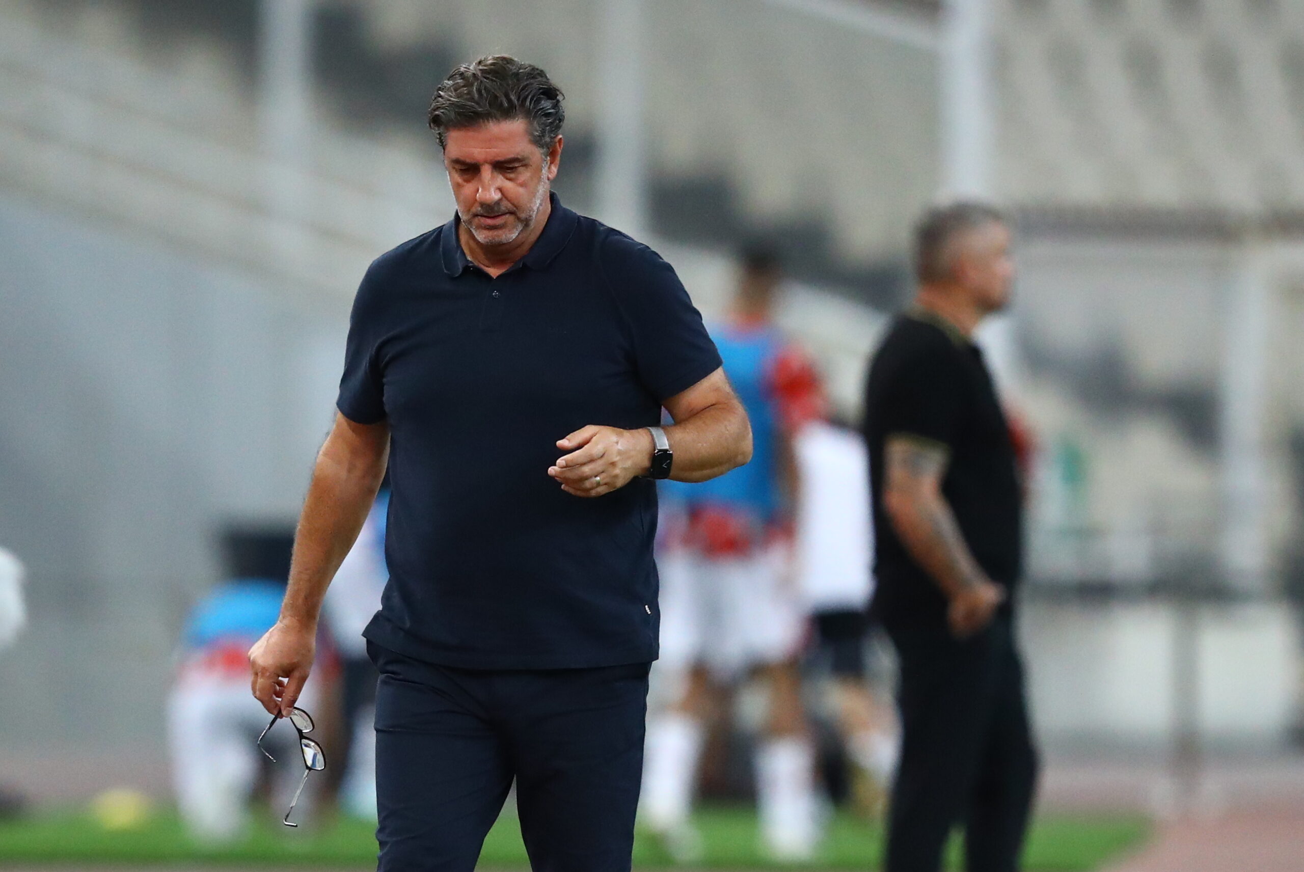 Παναθηναϊκός - Σαμσουνσπόρ: Έξαλλος ο Βιτόρια με τον Μουνουέρα, δέχτηκε και κίτρινη κάρτα (pics)