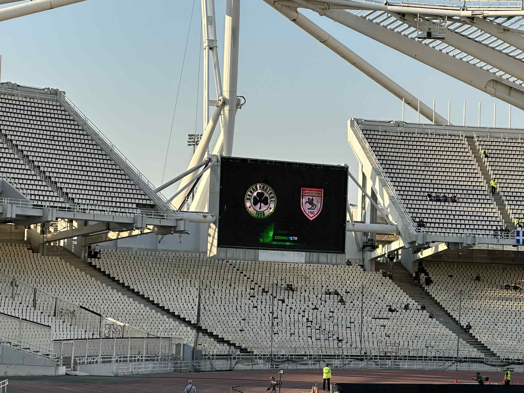 Παναθηναϊκός - Σαμσουνσπόρ: Οι πρώτες εικόνες από το ΟΑΚΑ (pics)