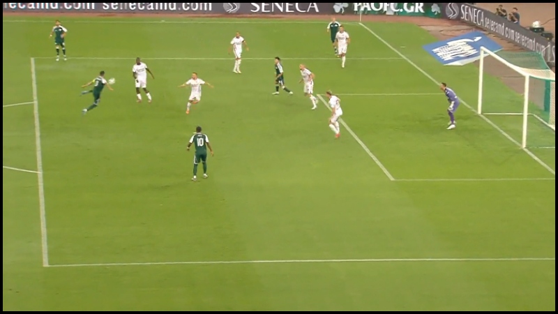 Παναθηναϊκός - Σαμσουνσπόρ: Το εντυπωσιακό βολέ του Μπακασέτα (vid)