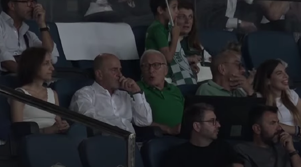 Παναθηναϊκός: Γιόρτασε τη νίκη στο ΟΑΚΑ ο Αλαφούζος (vid)