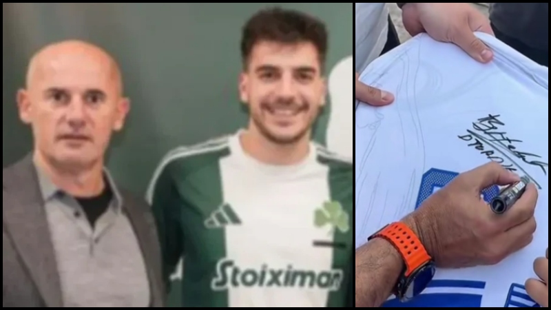 Παναθηναϊκός: Ο Τζόρτζεβιτς υπέγραψε σε φανέλα του Ιωαννίδη (vid)