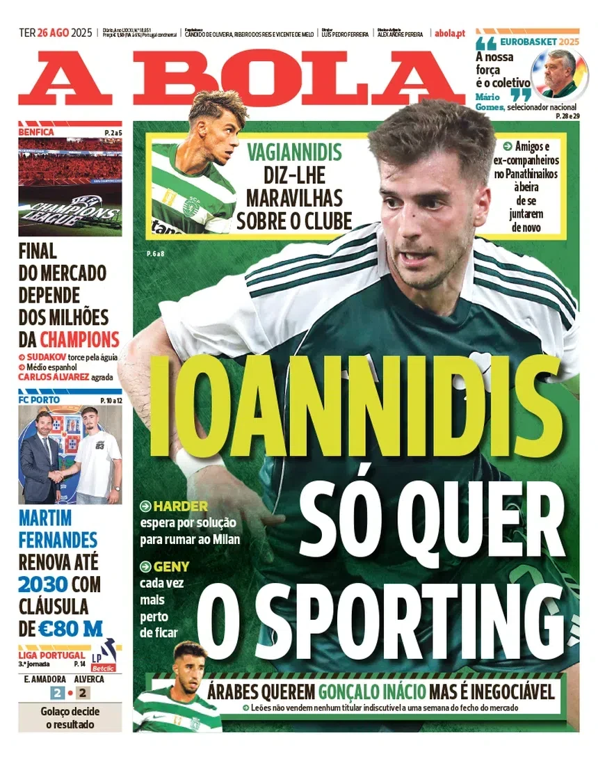 Ιωαννίδης: «Θέλει μόνο Σπόρτινγκ» – Οι όροι συμβολαίου και deal