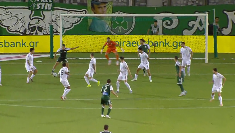 Παναθηναϊκός-Λεβαδειακός: Σκόραρε από τα... αποδυτήρια ο Τζούρισιτς με τακουνάκι - Δείτε το γκολ (vid)