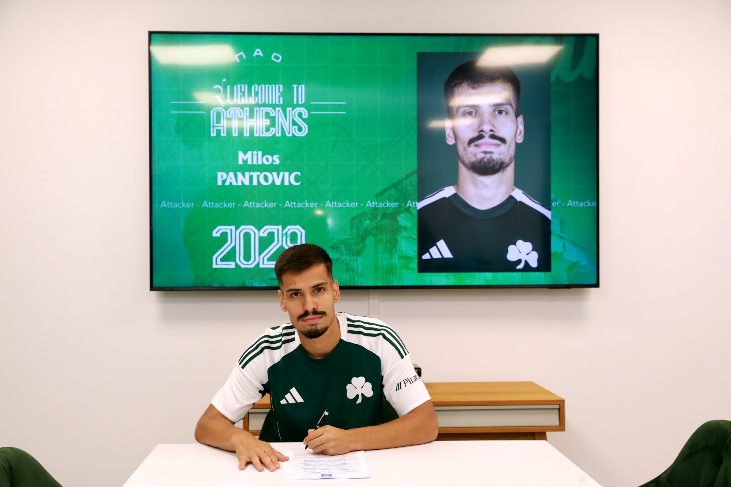 Παναθηναϊκός: Ο αριθμός φανέλας που επέλεξε ο Μίλος Πάντοβιτς