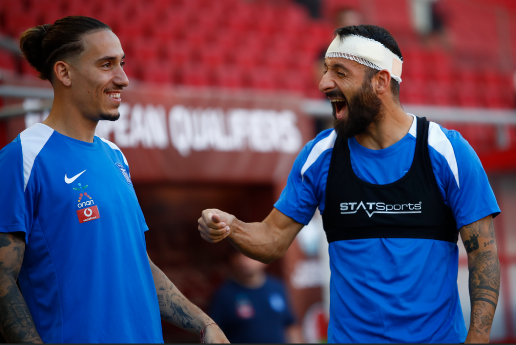 Ο Σιώπης τράβηξε τα βλέμματα στην προπόνηση της Εθνικής