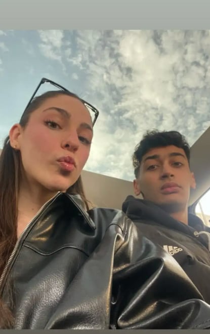 Αλέξανδρος Σαμοντούροφ: Ποια είναι η σύντροφός του που έκλεψε τις εντυπώσεις στο Ελλάδα-Ισραήλ