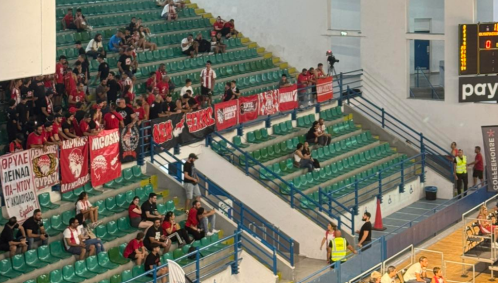 Η Κύπρος είναι «πράσινη»: Ελάχιστοι οπαδοί στο φιλικό του Ολυμπιακού με τη Μονακό (pic)