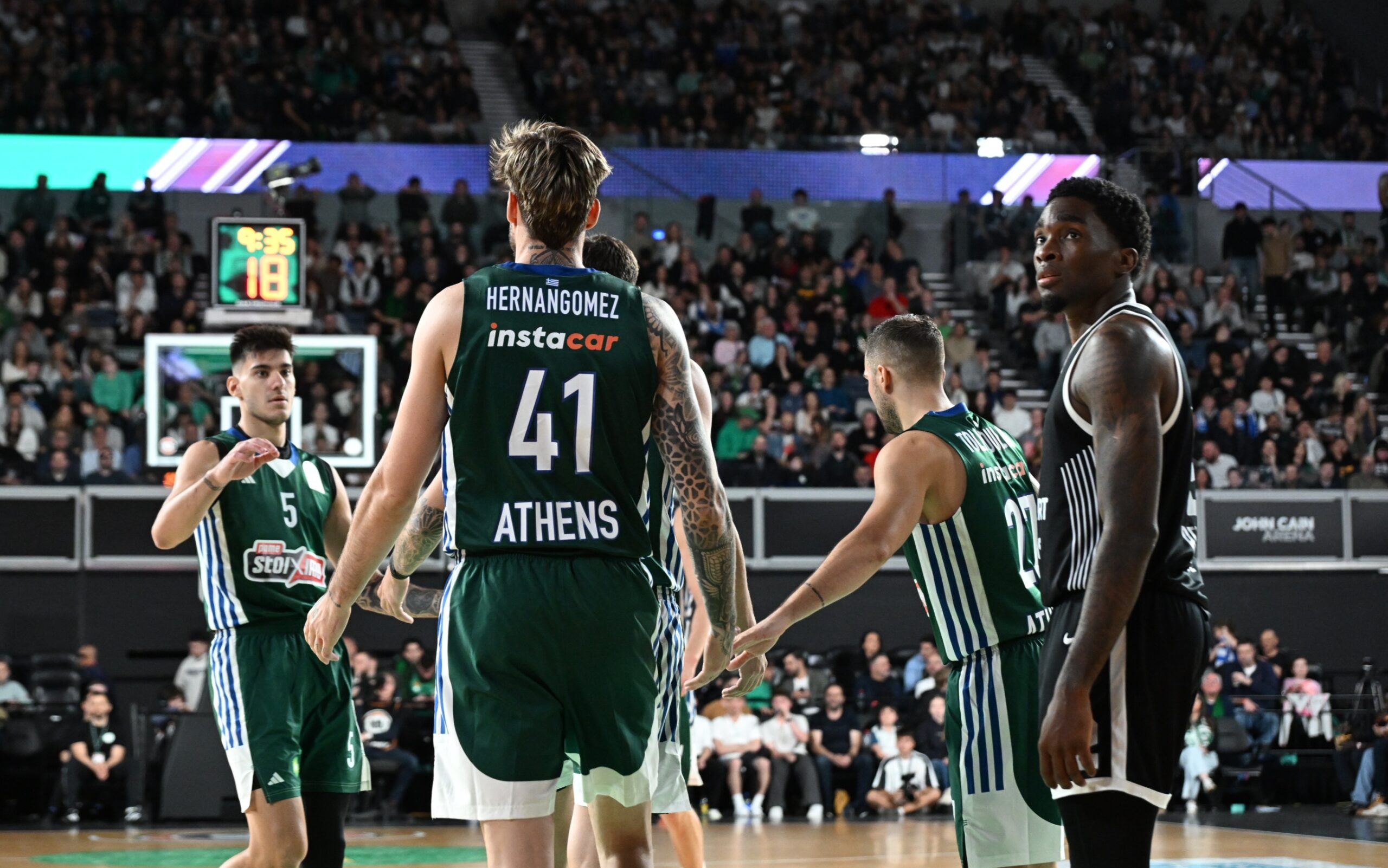 Παναθηναϊκός - Παρτιζάν 91-82: Οι πόντοι των παικτών του Τριφυλλιού