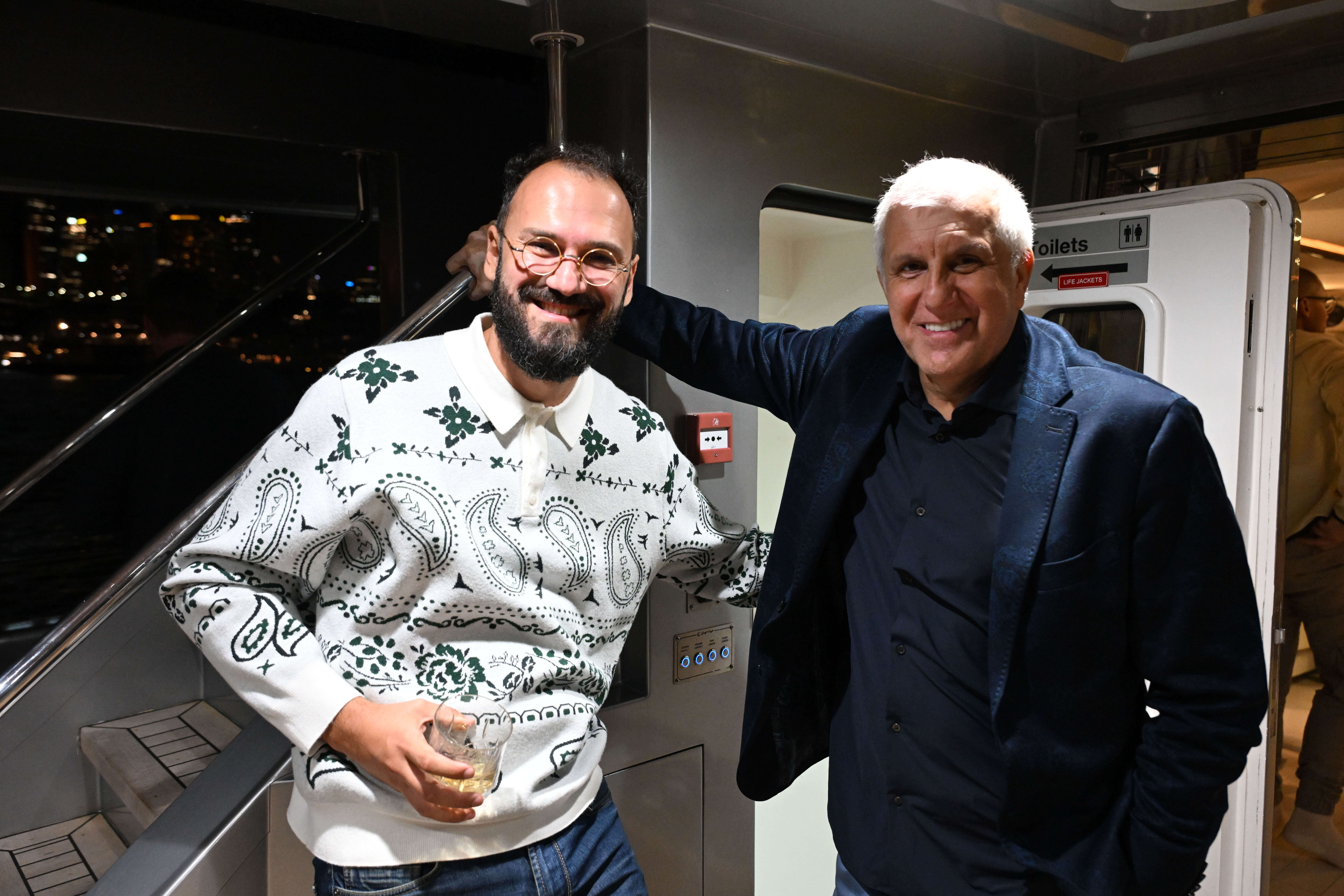 Φωτογραφίες: Παναθηναϊκός και Παρτιζάν δείπνο στον ποταμό Παραμάτα